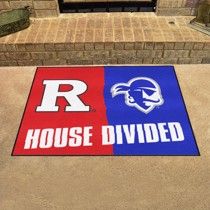 Rutgers - Seton Hall House Divided Mat - 34 x 45