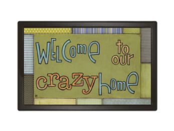 Indoor & Outdoor MatMates Insert Doormat - Our Crazy Home