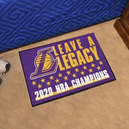 LA Lakers NBA 2020 Finals Starter Doormat-18x30