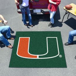 University of Miami Logo  Outdoor Tailgater Mat