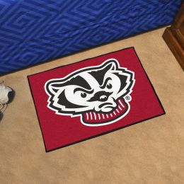 University of Wisconsin Badgers Logo Starter Doormat - 19 x 30