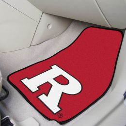 RU Scarlet Knights 2pc Carpet Floor Mat Set - Mascot