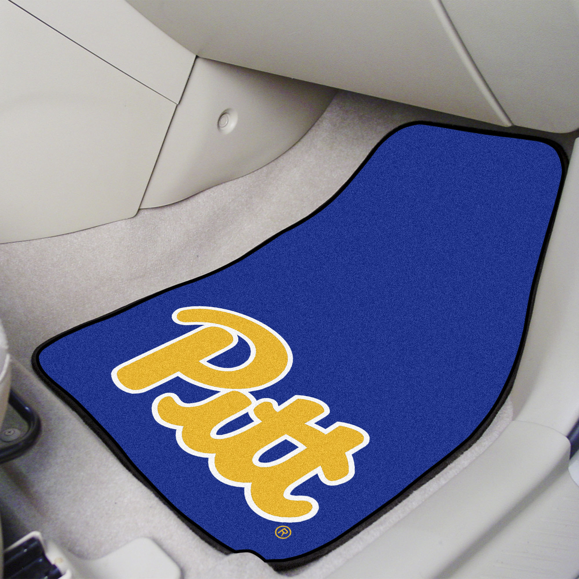 Pitt 2pc Carpet Floor Mat Set - Logo