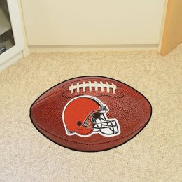 Cleveland Browns Ball Shaped Area Rugs
