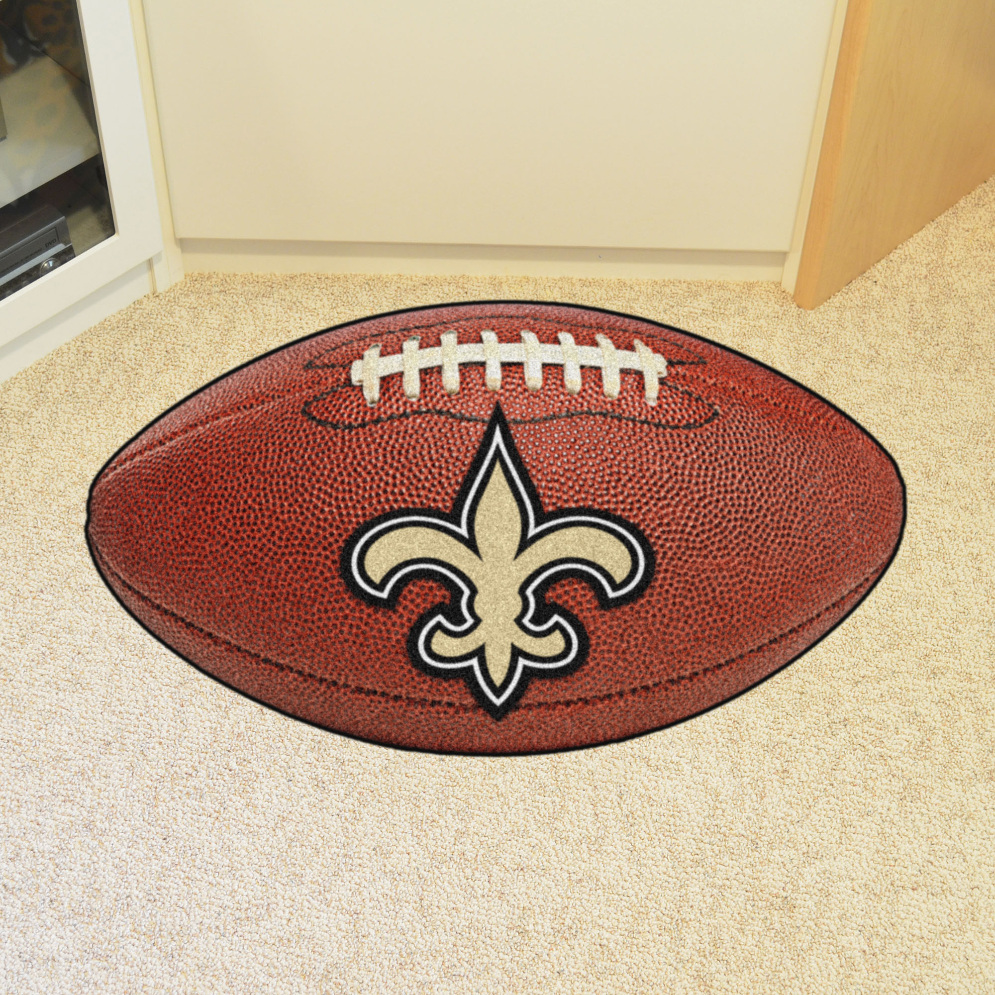 New Orleans Saints Ball Shaped Area Rugs