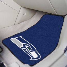 Seattle Seahawks 2pc Carpet Floor Mat Set - Logo