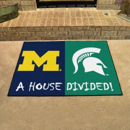 Michigan-Michigan State House Divided Area Rug - 34" x 44.5"