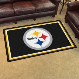 Pittsburgh Steelers Area Rug - Nylon 4â€™ x 6â€™