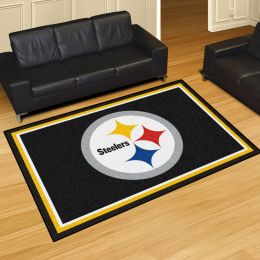 Pittsburgh Steelers Area Rug â€“ Nylon 5â€™ x 8â€™