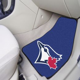 Toronto Blue Jays 2pc Carpet Car Mat Set â€“ 17 x 27
