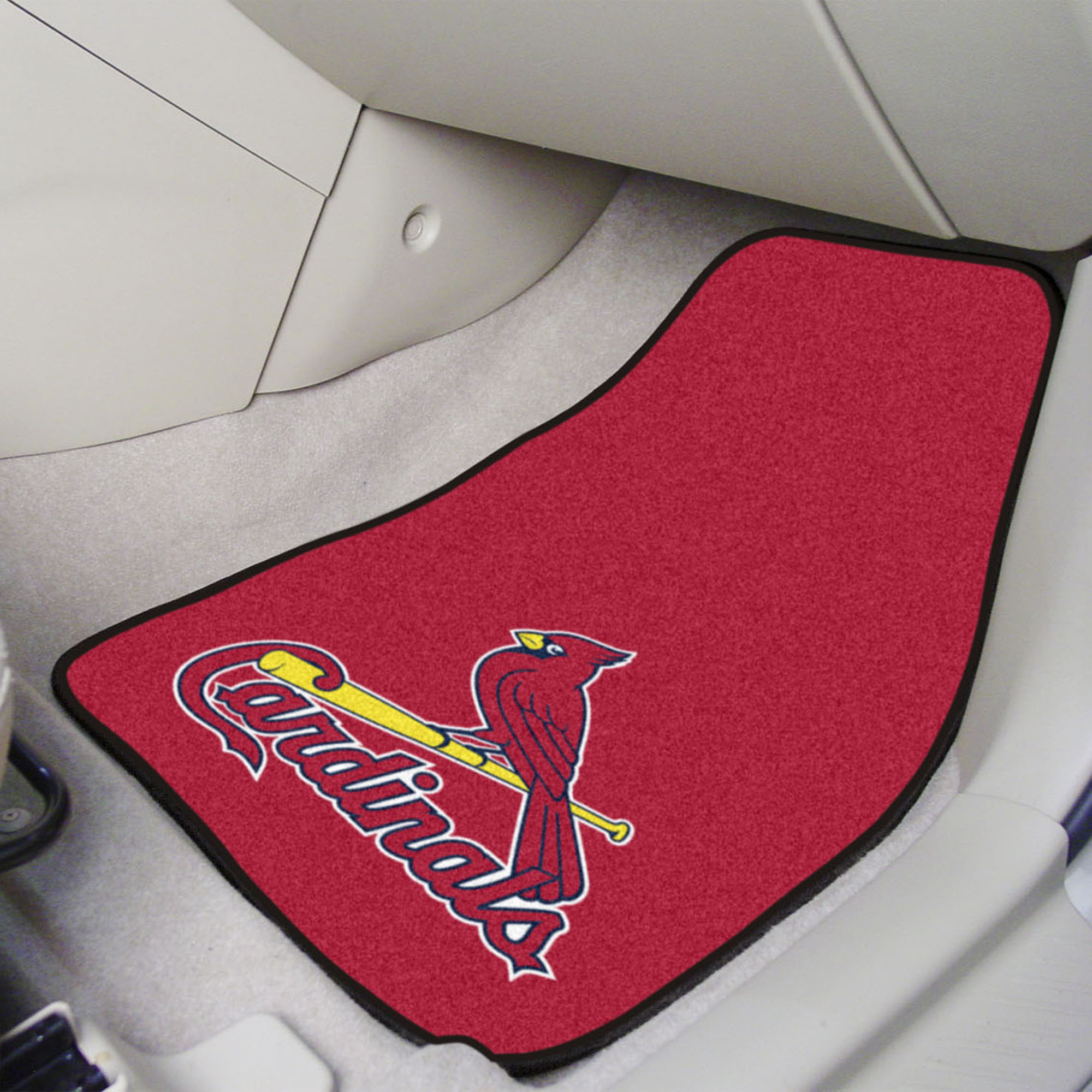 St. Louis Cardinals 2pc Carpet Car Mat Set â€“ 17 x 27