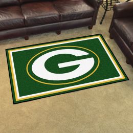 Green Bay Packers Area Rug - Nylon 4â€™ x 6â€™