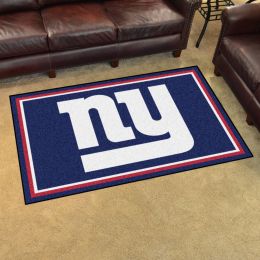 New York Giants Area Rug - Nylon 4â€™ x 6â€™