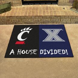 Xavier-Cincinnati House Divided Welcome Mat