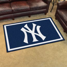 New York Yankees  Area Rug - 4 x 6 Nylon