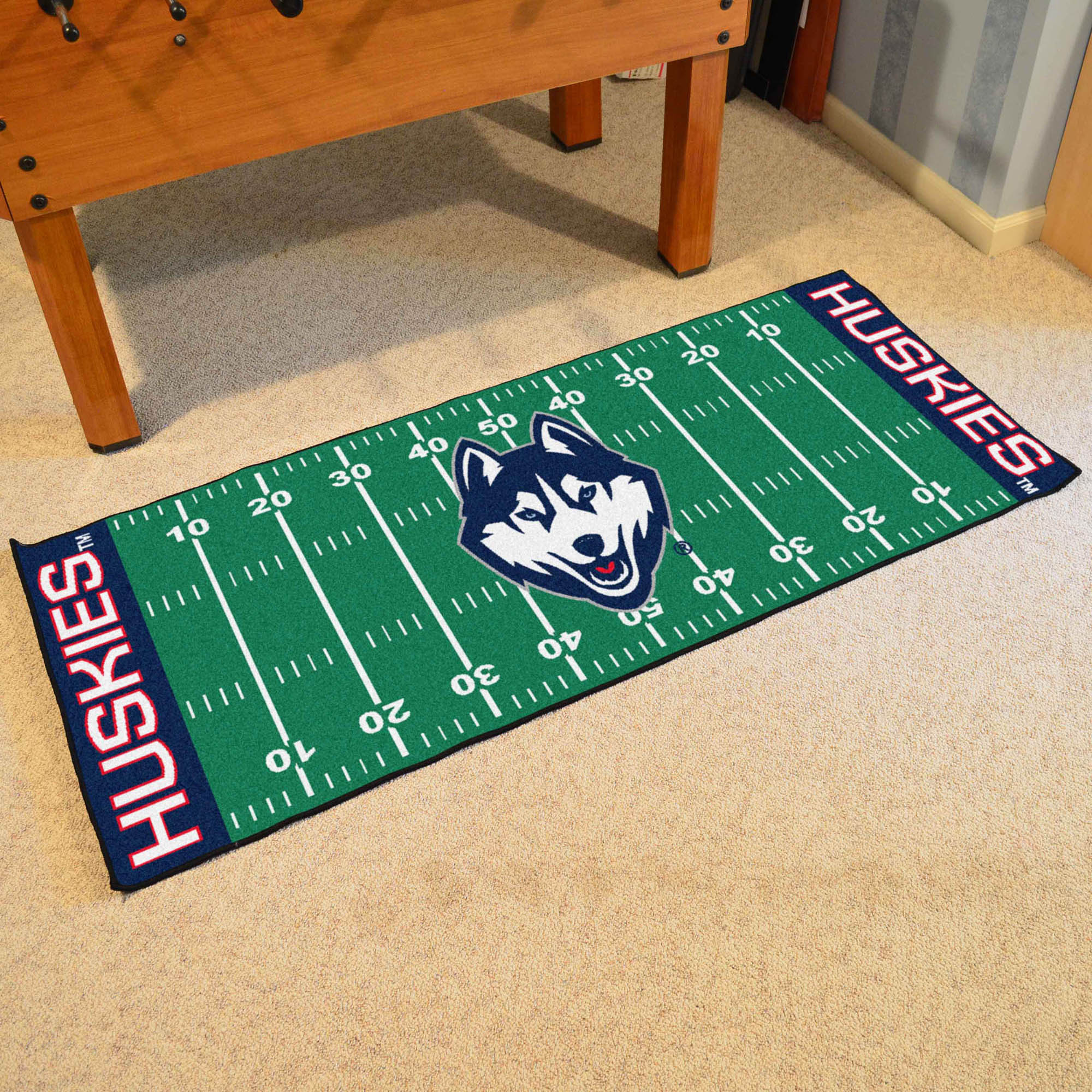 University of Connecticut Sports  Runner Rugs