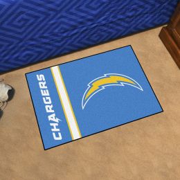 Chargers Uniform Inspired Starter Doormat - 19 x 30