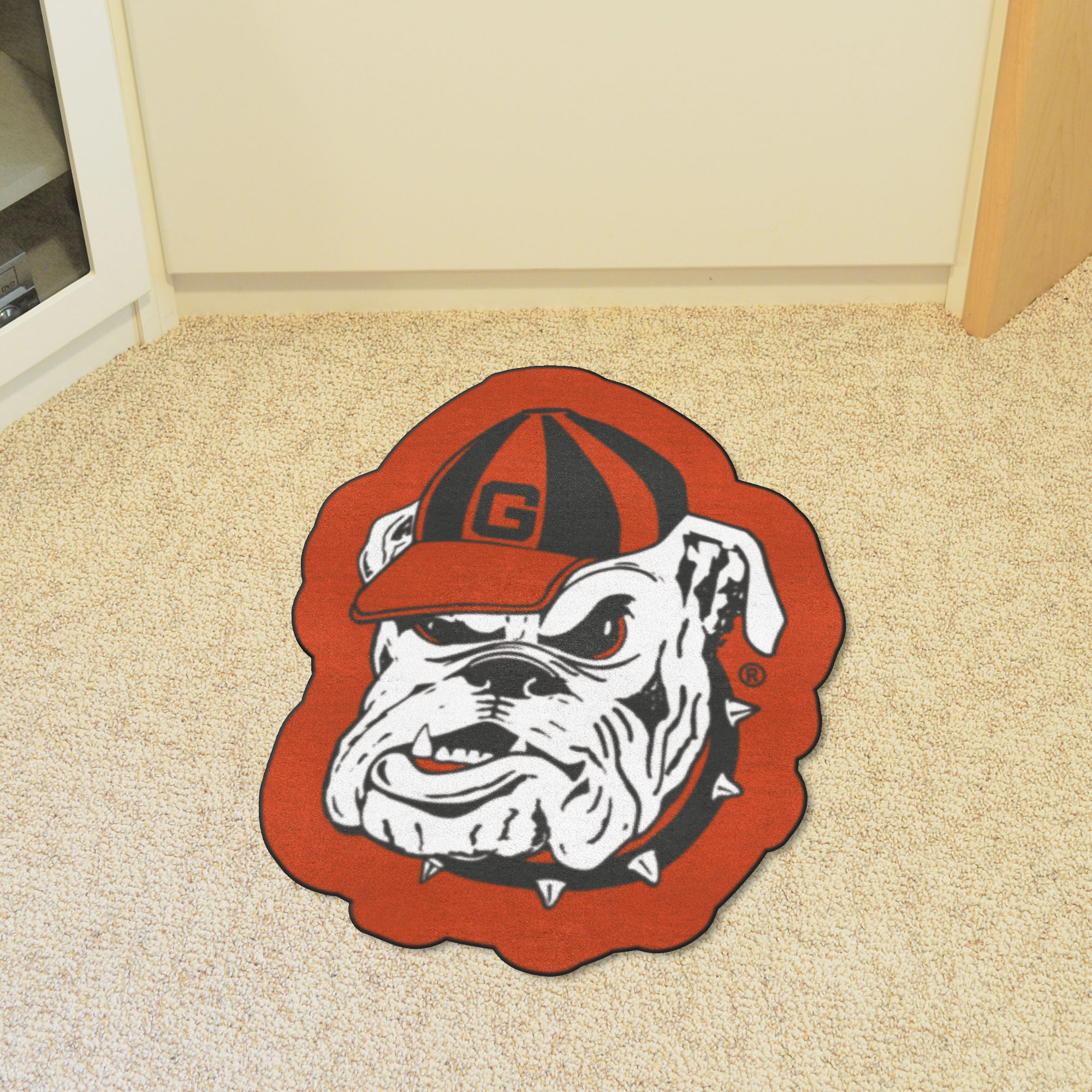 Georgia Bulldogs Mascot Area Rug - Nylon