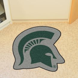 Michigan State University Spartans Mascot Area Rug - Nylon
