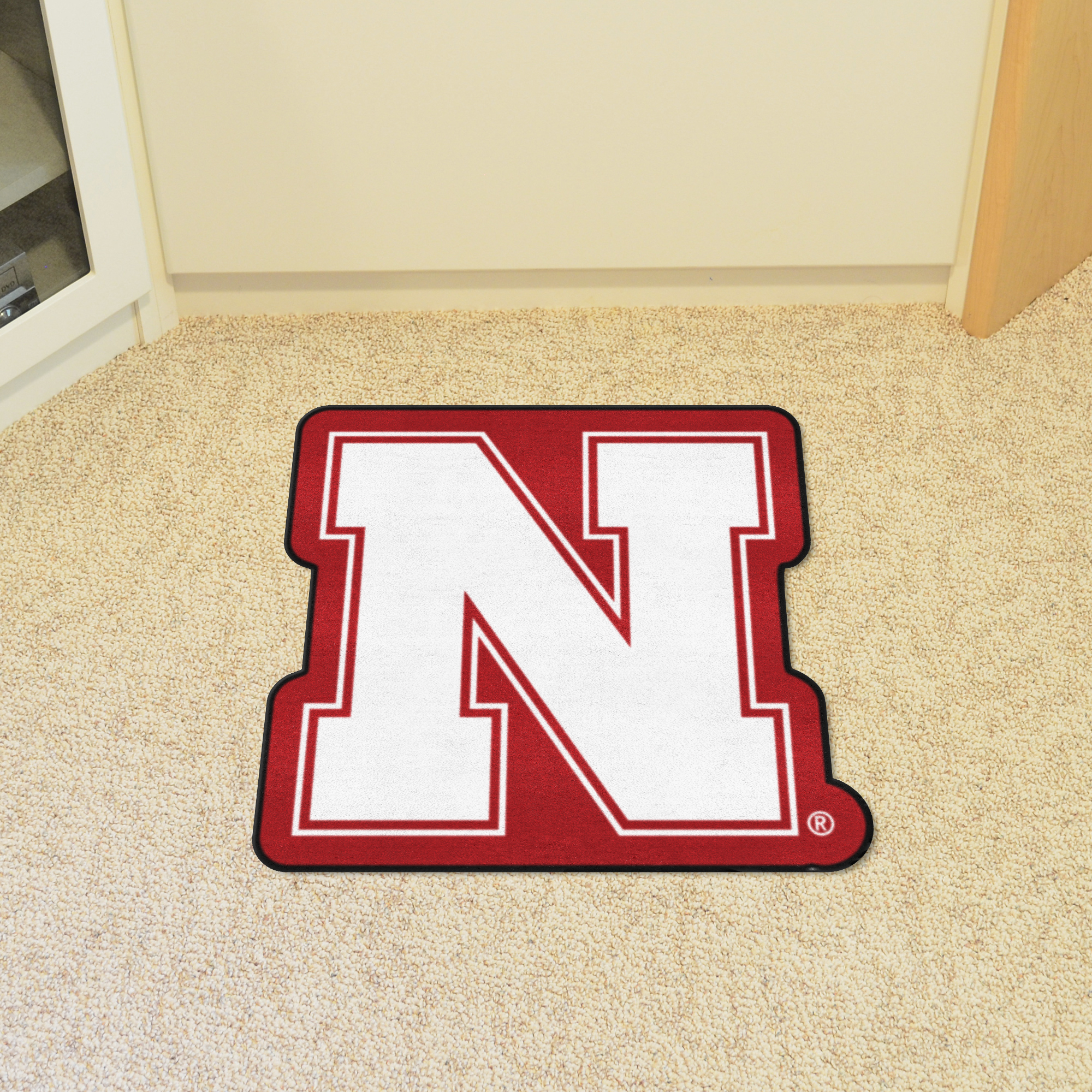 University of Nebraska Mascot Area Rug â€“ Nylon