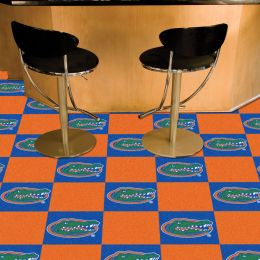 University of Florida Vinyl Backed  Team Carpet Tiles