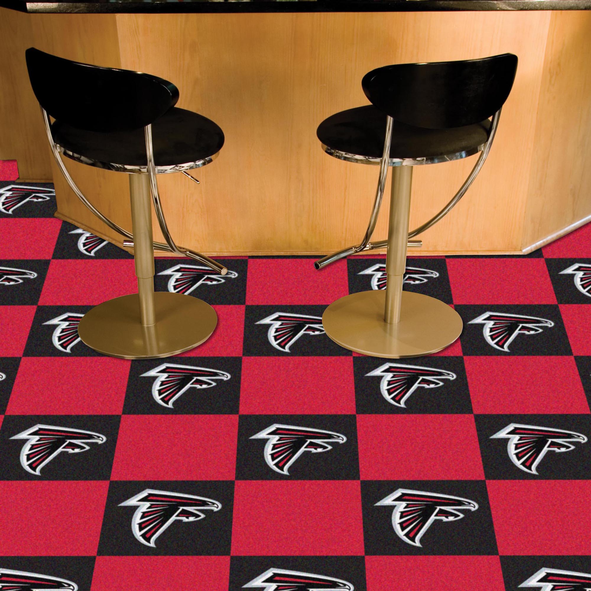 Atlanta Falcons Team Carpet Tiles - 45 sq ft