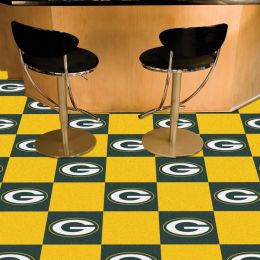 Packers Team Carpet Tiles - 45 sq ft