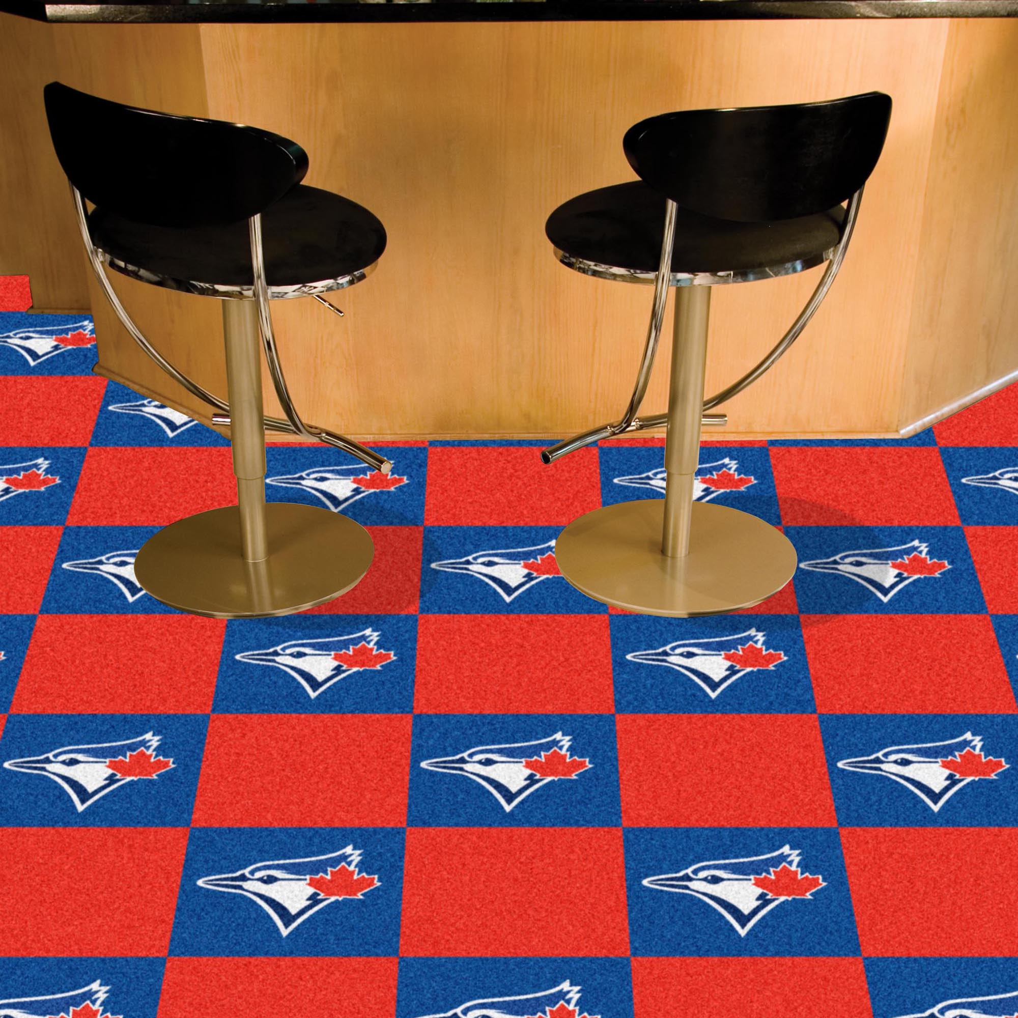Toronto Blue Jays Team Carpet Tiles - 45 sq ft