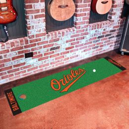 Baltimore Orioles Putting Green Mat â€“ 18 x 72