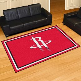Houston Rockets Area Rug â€“ Nylon 5â€™ x 8â€™