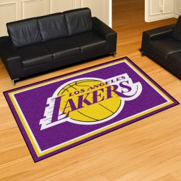 Los Angeles Lakers Area Rug â€“ Nylon 5â€™ x 8â€™