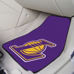 Los Angeles Lakers 2pc Carpet Floor Mat Set - Logo