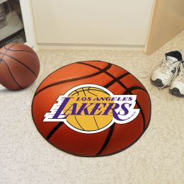 Los Angeles Lakers Ball Shaped Area Rug