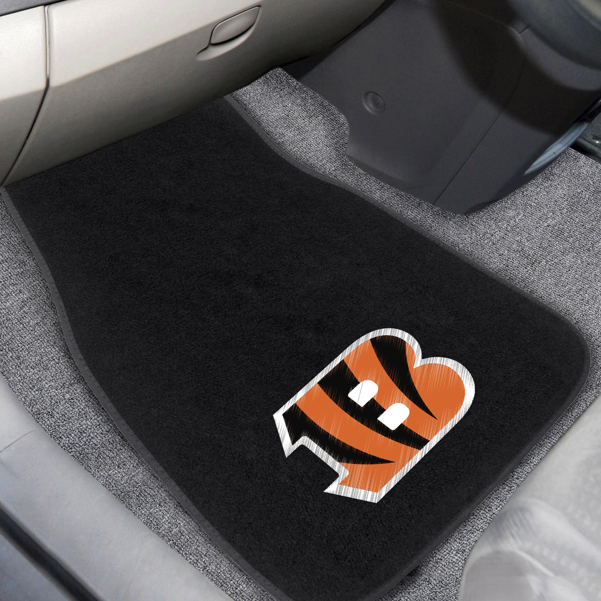 Cincinnati Bengals Embroidered Car Mat Set â€“ Carpet