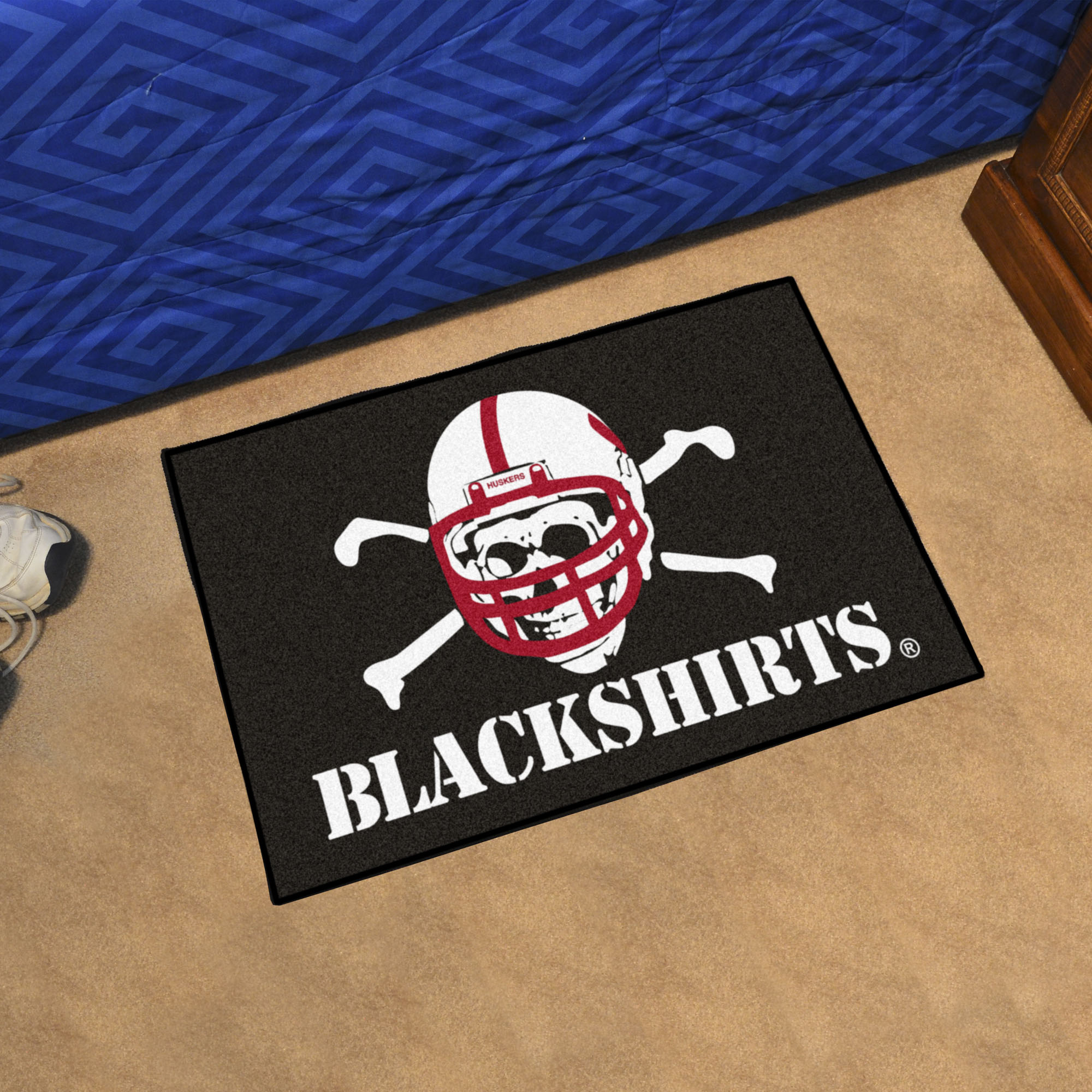 University of Nebraska Blackshirts Starter Doormat - 19x30
