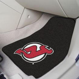 New Jersey Devils 2pc Carpet Car Mat Set - Nylon & Vinyl