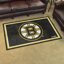 Boston Bruins Area Rug - 4' x 6' Nylon