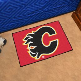 Calgary Flames Starter Doormat - 19 x 30