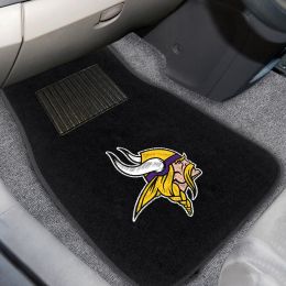 Minnesota Vikings Embroidered Car Mat Set â€“ Carpet