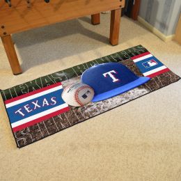 Texas Rangers baseball Runner Mat - 29.5 x 72