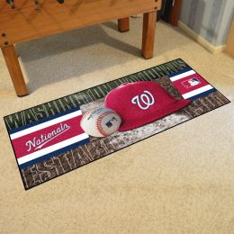 Washington Nationals baseball Runner Mat - 29.5 x 72