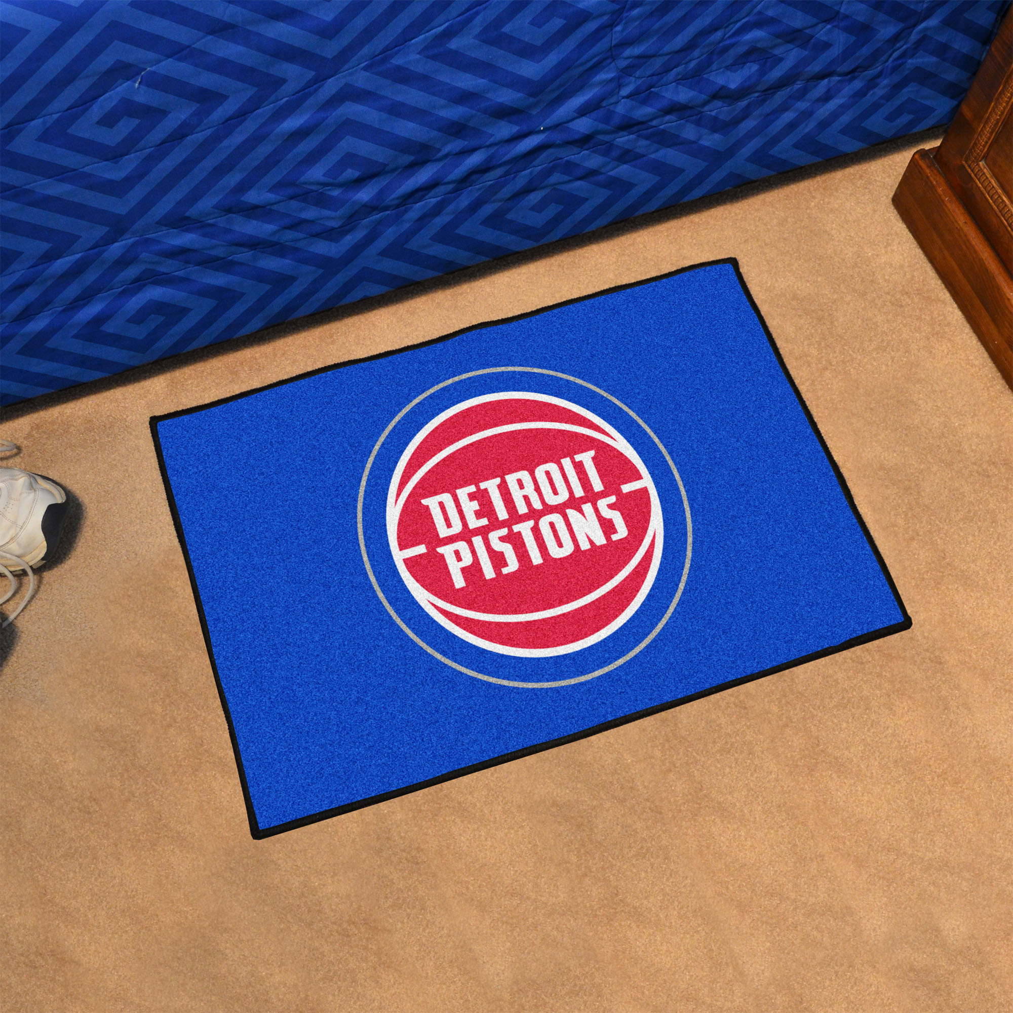 Detroit Pistons Starter Doormat - 19x30
