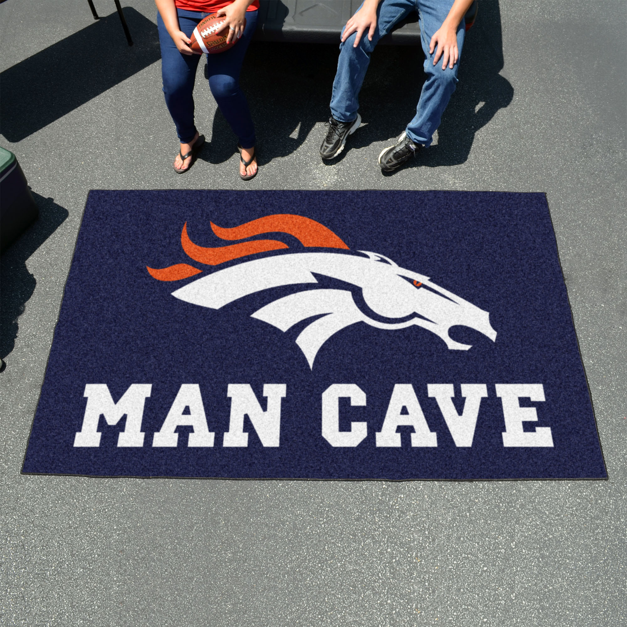 Broncos Man Cave Ulti-Mat - Nylon 60 x 96