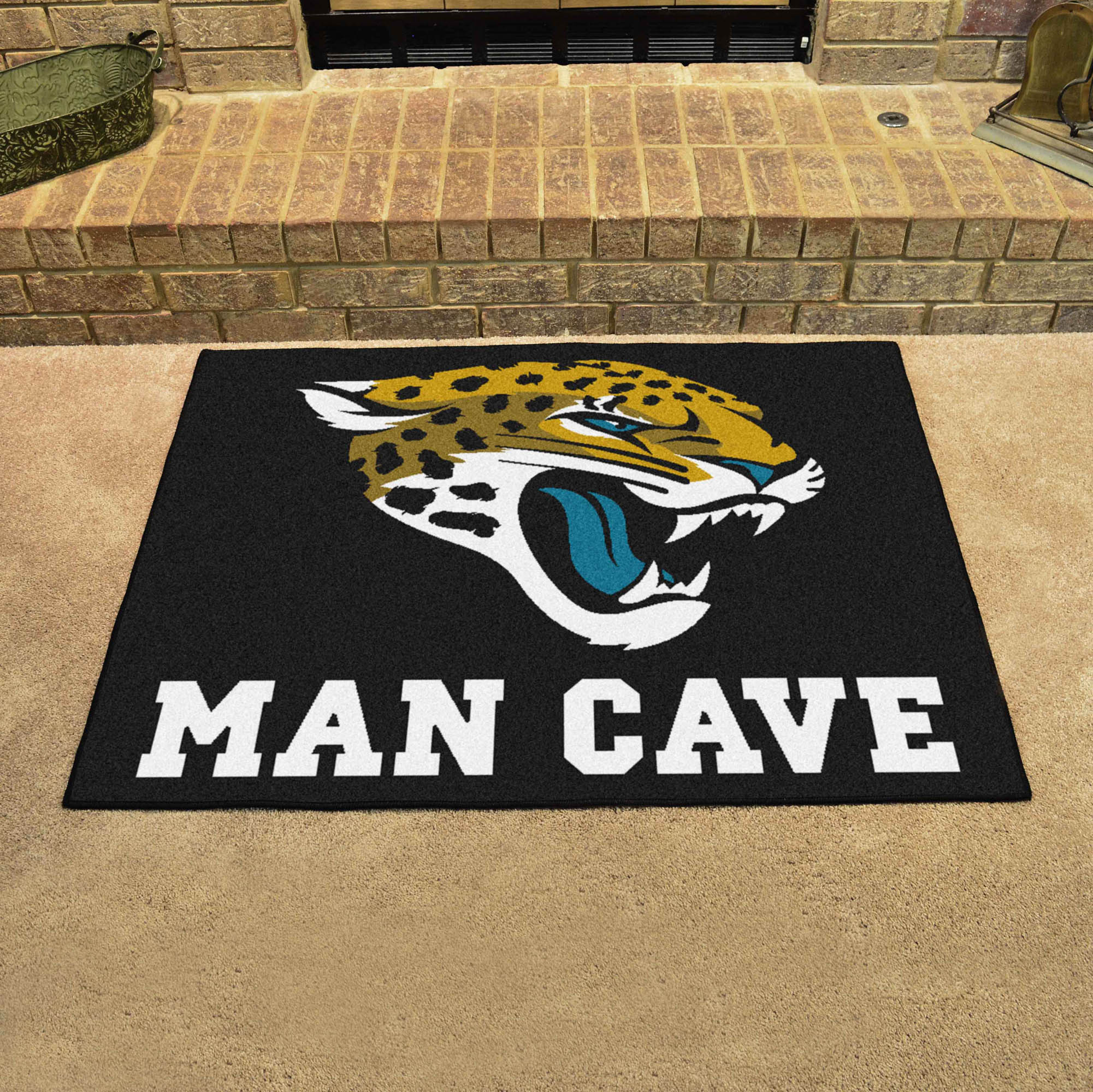 Jaguars Man Cave All Star Mat â€“ 34 x 44.5