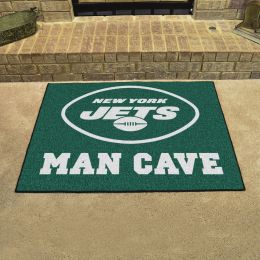 Jets Man Cave All Star Mat â€“ 34 x 44.5