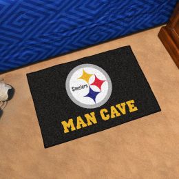 Steelers Man Cave Starter Mat - 19 x 30