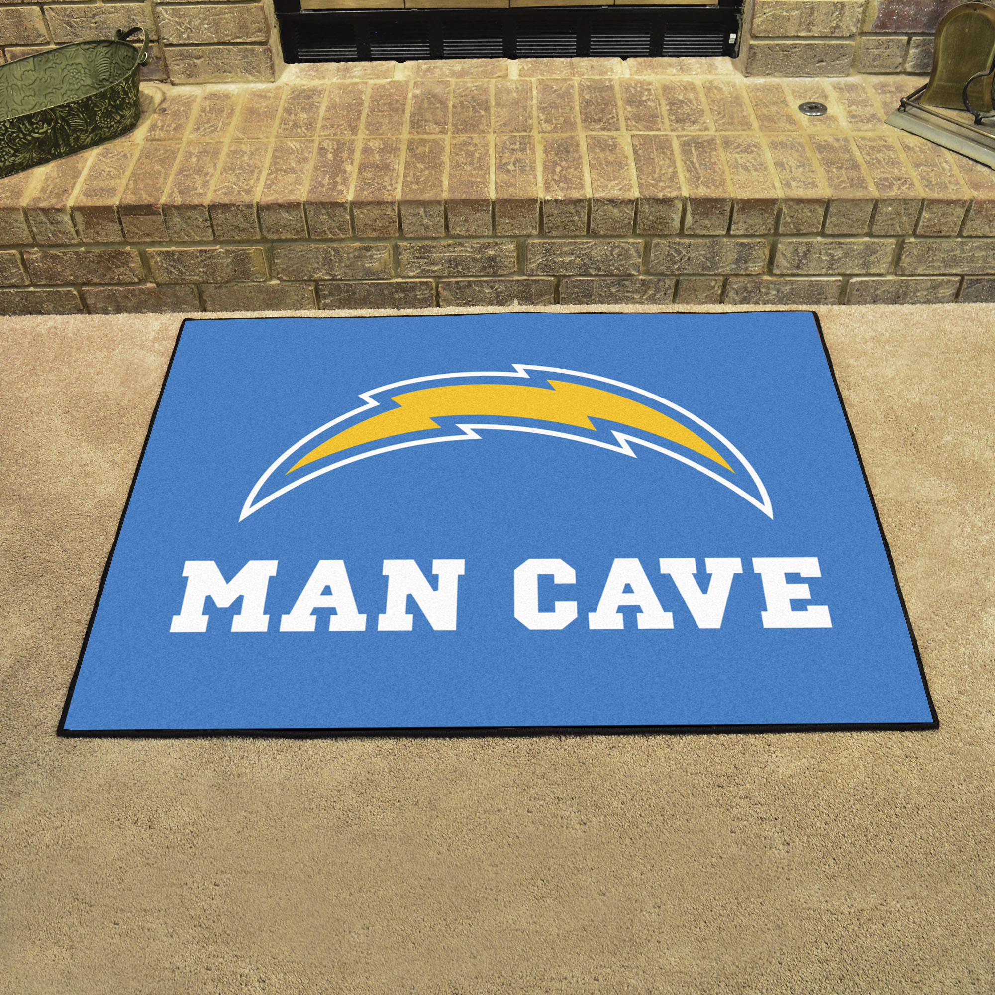 Chargers Man Cave All Star Mat â€“ 34 x 44.5