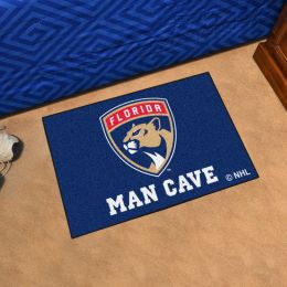 Panthers Man Cave Starter Mat - 19â€ x 30â€