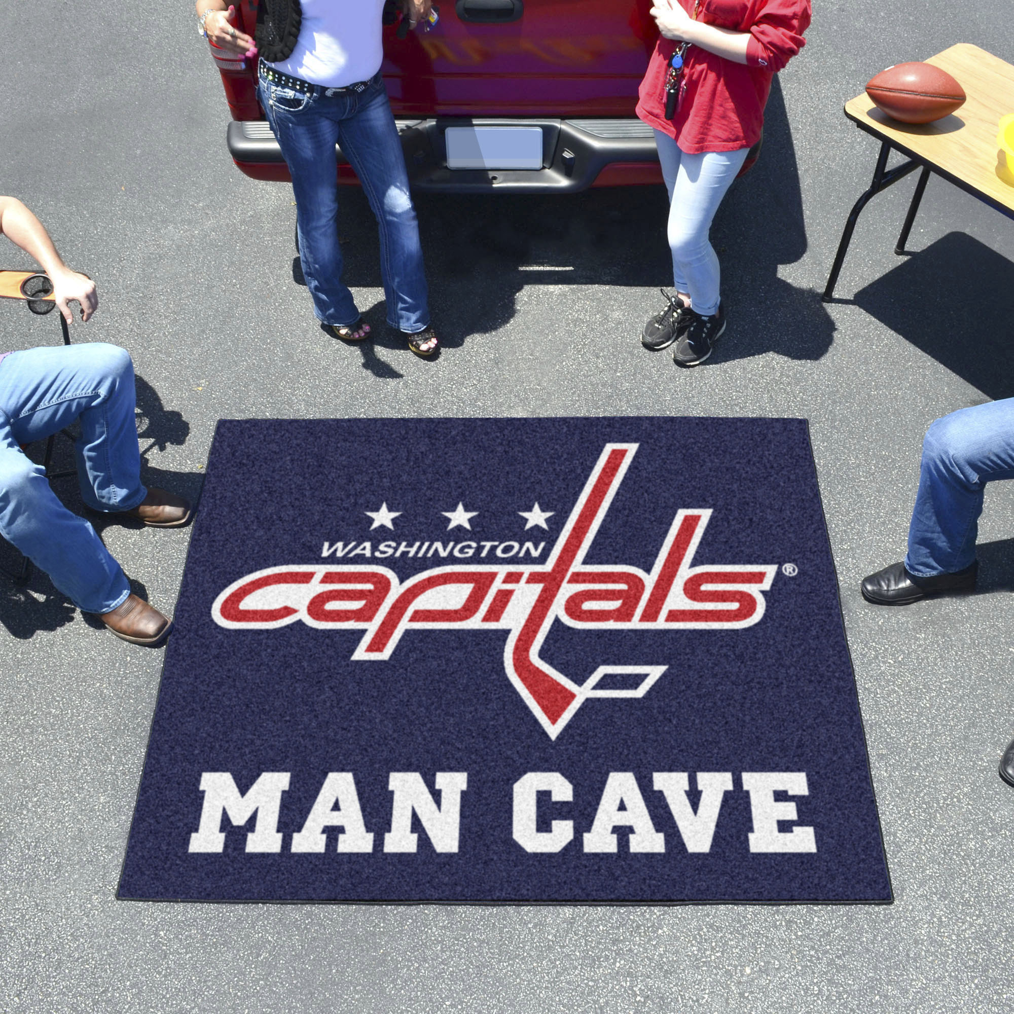 Capitals Man Cave Tailgater Mat â€“ 60â€ x 72â€