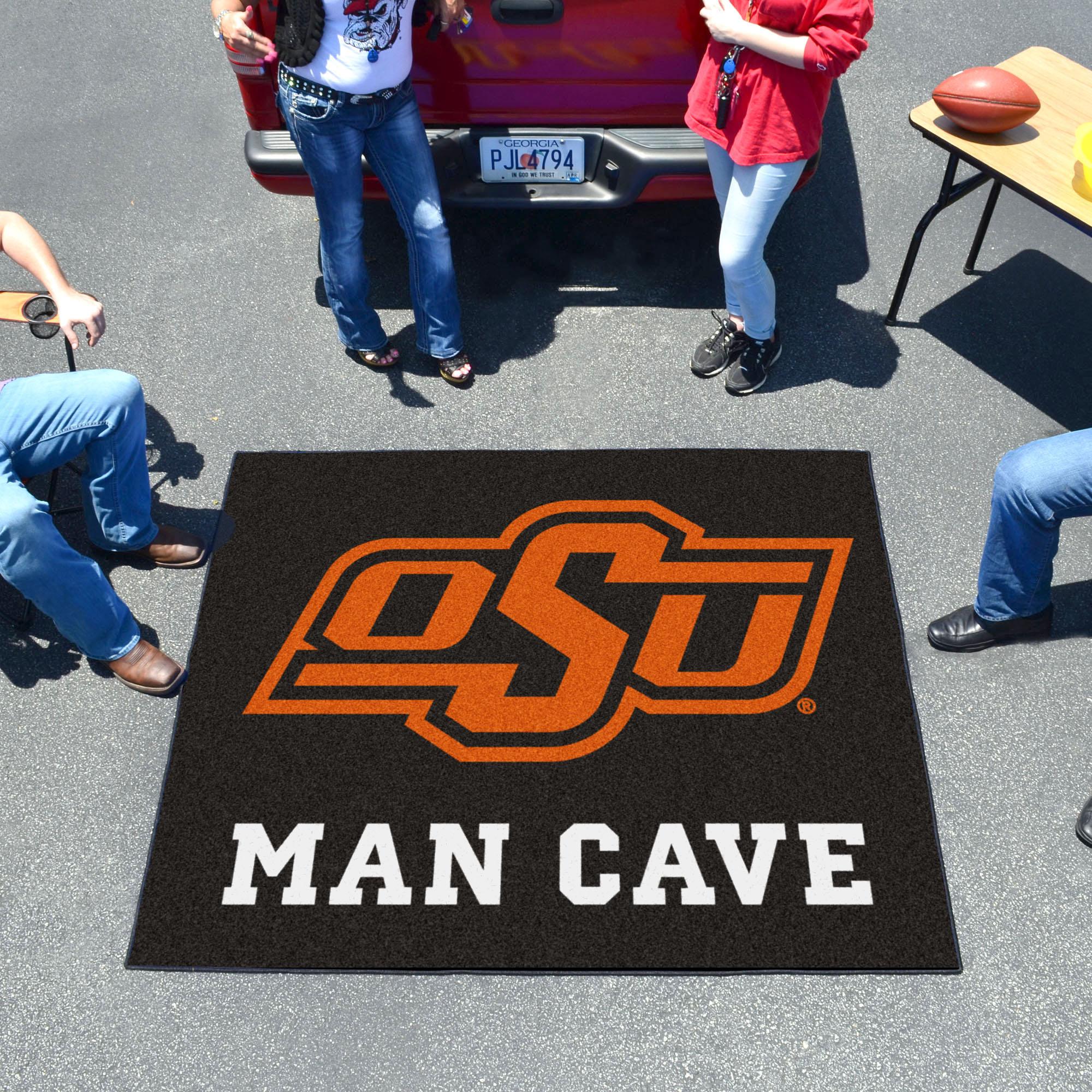 OSU Man Cave Tailgater Mat â€“ 60 x 72